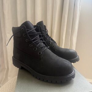 Timberland Kids Black Boots